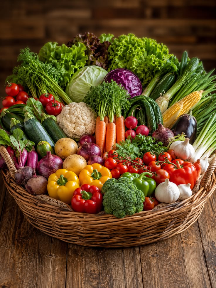 Fresh fruits and vegetables